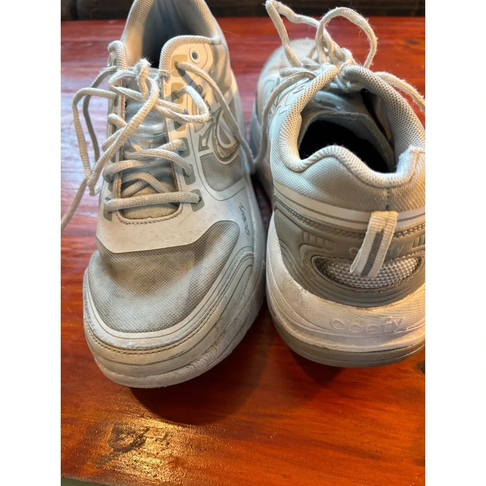 Gravity Defyer TB9022FWS-M Mens White Grey Athletic Walking Shoes Size 11